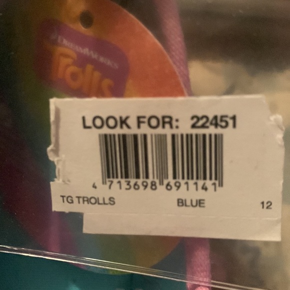 Size 12 DreamWorks Trolls girl sneakers new! fortheinside@hotmail.com - Picture 4 of 4